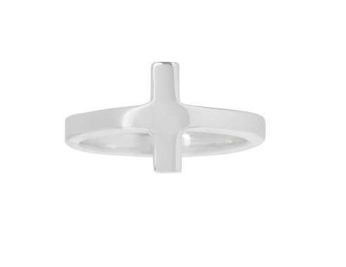 Silver Above Knuckle Cross Ring - €35.00